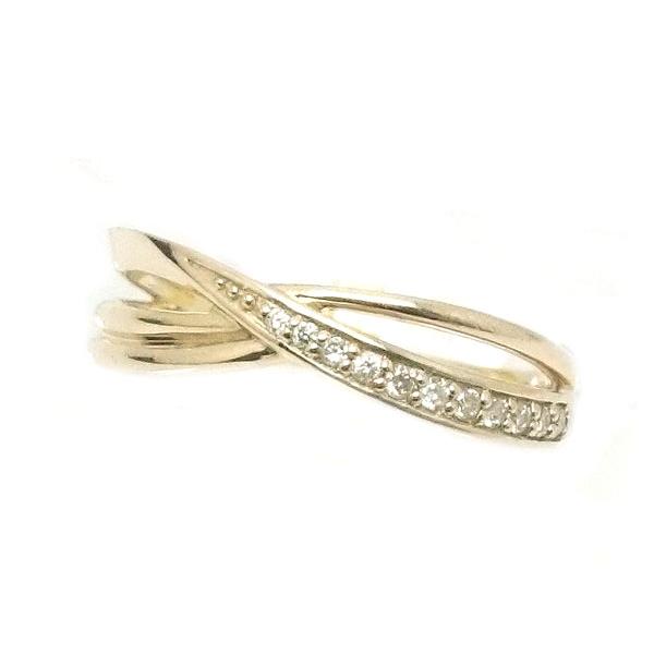 SSAvaron　Basic K18PGダイヤモンドリング #11　中古品 中古 良品 K18PGピンクゴールド メレダイヤモンドリング 11号 : オバタ