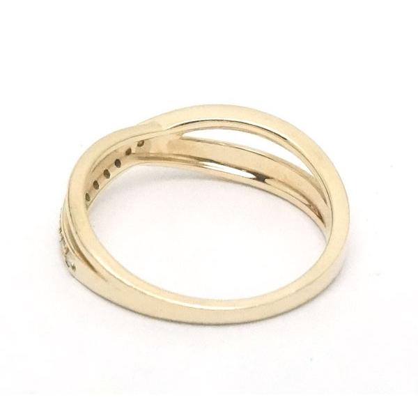 中古 良品 K18PGピンクゴールド メレダイヤモンドリング 11号 : オバタ