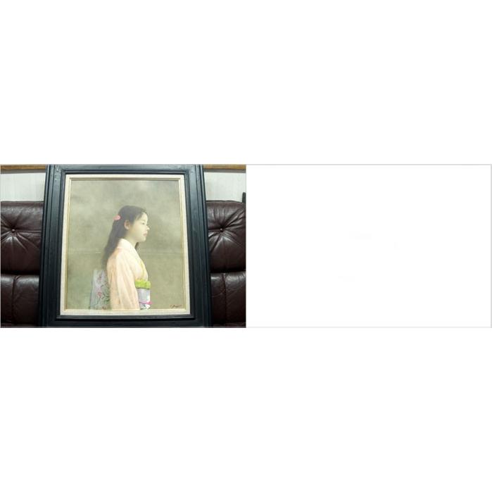 中古 藤井勉 油絵 深い刻 10号 額付き : オバタ質店オンラインストアYS