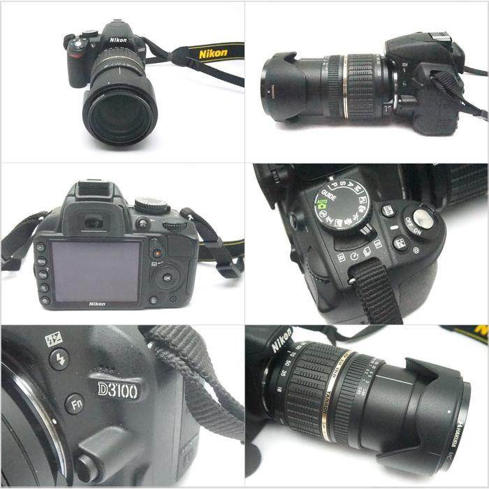 中古 良品 Nikonニコン デジタル一眼レフカメラ D3100 18-55mm レンズキット 社外レンズのオマケつき｜obatays｜02