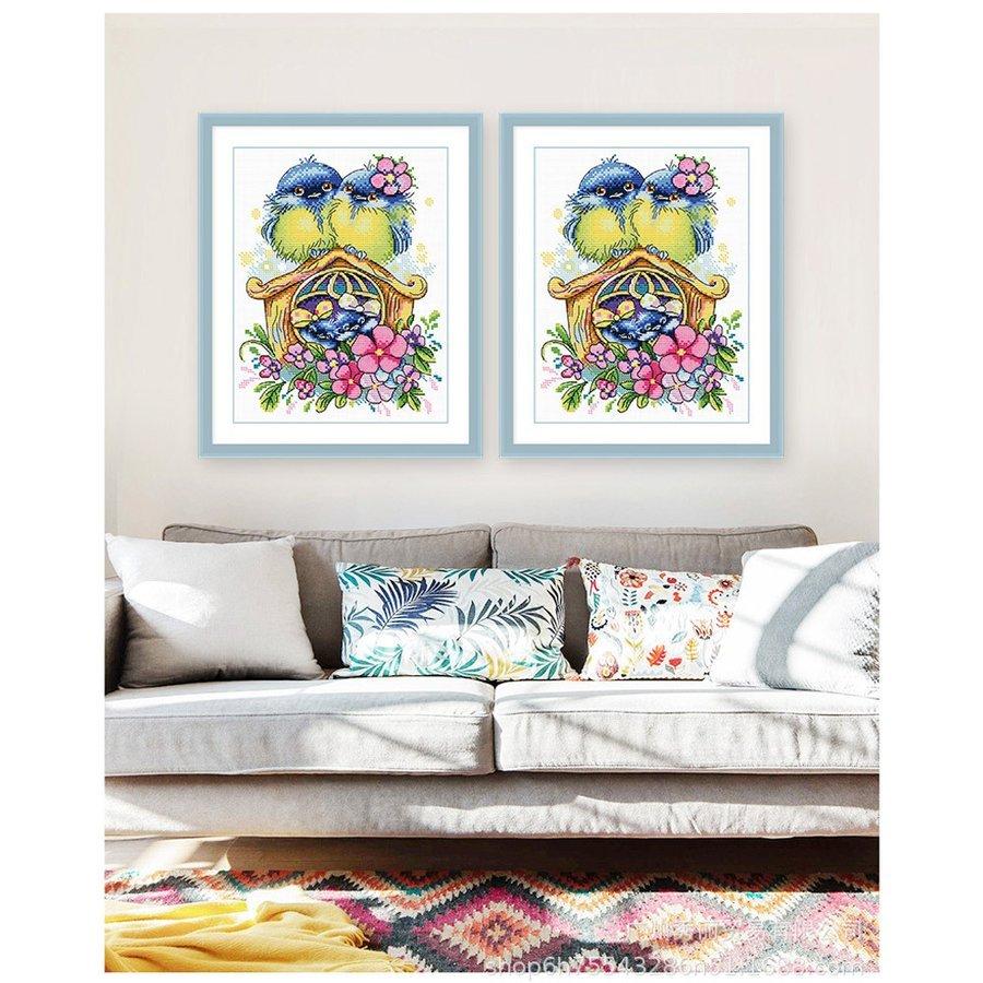 クロスステッチ 布 図案 刺繍キット ラベンダー 花 植物 Diy 初心者向け 上級 簡単 手芸 やり方 癒しアート 家庭装飾品 自然風景 気分転換 送料無料 新しいブランド