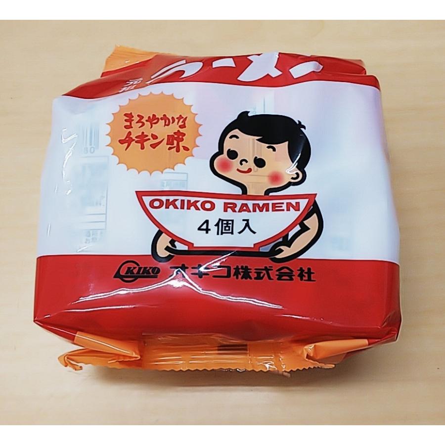 オキコ 元祖オキコ ラーメン4個入 ※宅急便代ご確認ください【送料別