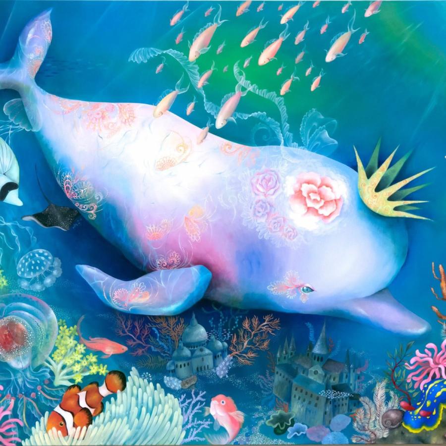 絵画 モダン アートパネル アート インテリア 雑貨 おしゃれ ロココロ 油絵 イルカ 海豚 海 動物 アニマル 画家 黒野 祥絵 作品 Sea 143 Obeolys Co 通販 Yahoo ショッピング