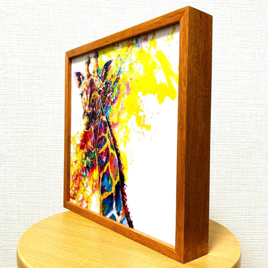 作品 : 本心の日差し 絵 絵画 麒麟 キリン きりん 縁起絵 アート