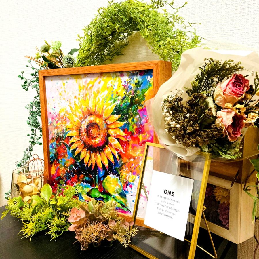 現代アート 抽象画 北欧 花の絵 フラワーアート おしゃれ ひまわり大きい 絵画 現代アート 抽象画 北欧 花の絵 フラワーアート おしゃれ