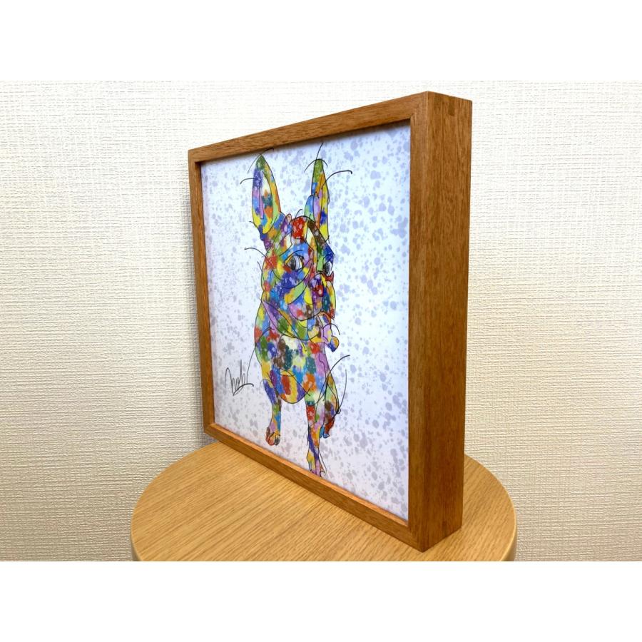 作品 : Re FrenchieLove フレンチブルドッグ 絵 絵画 犬 いぬ 縁起絵