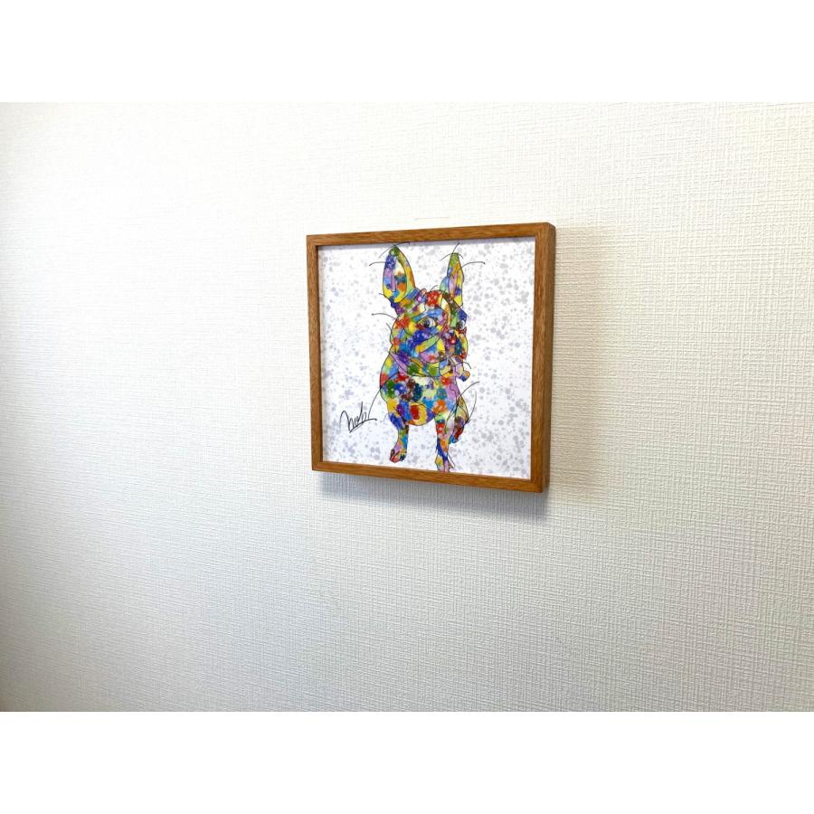 作品 : Re FrenchieLove フレンチブルドッグ 絵 絵画 犬 いぬ 縁起絵