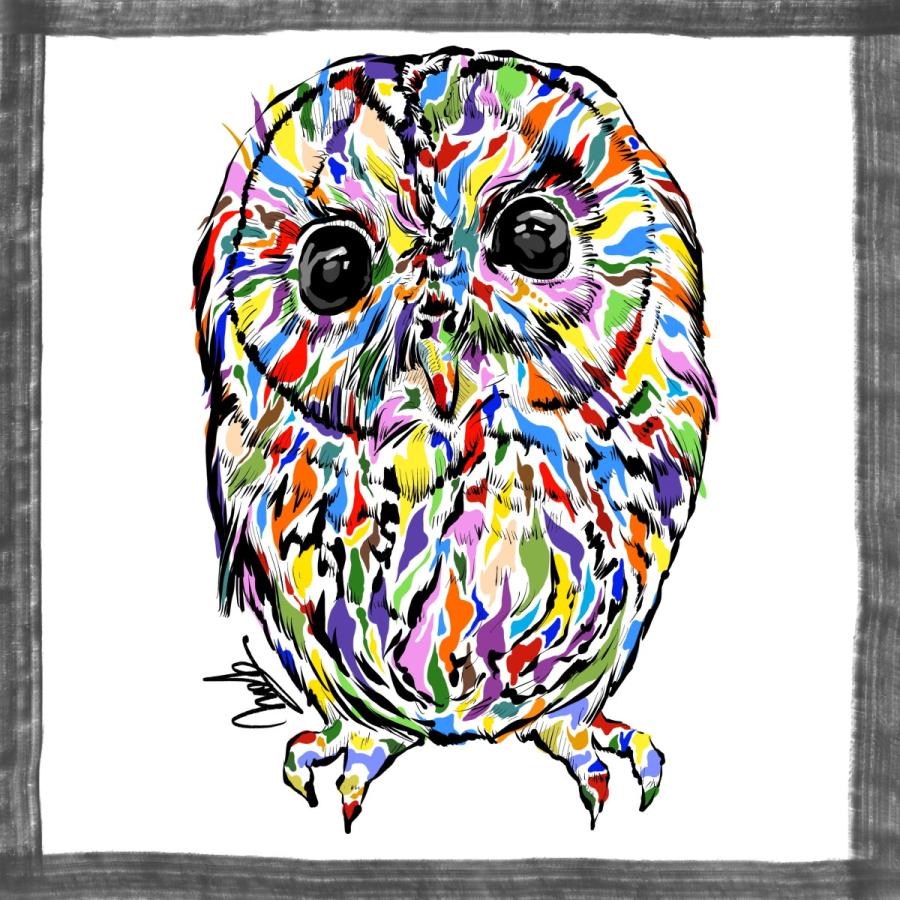 作品 Owl 絵 絵画 梟 フクロウ ふくろう 縁起絵 アート 30cm 30cm アニマル 送料無料 インテリア 雑貨 大きい ロココロ 画家 Nob D 6 Obeolys Co 通販 Yahoo ショッピング
