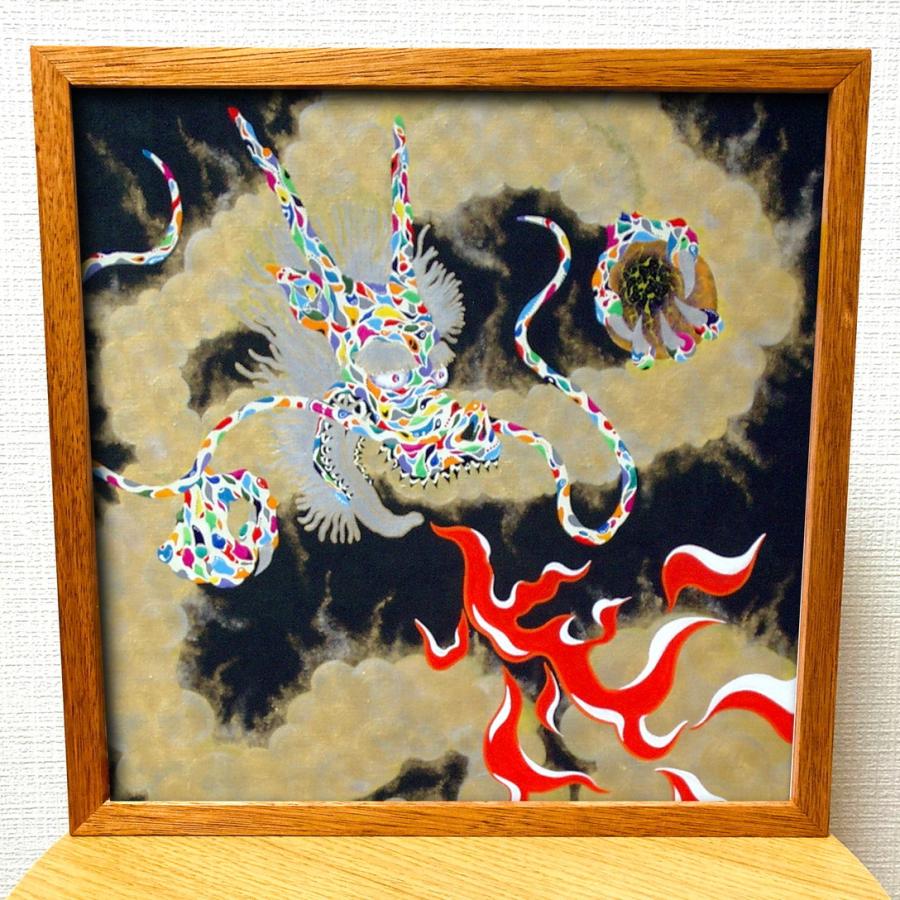 作品 : 翔 絵 絵画 龍 りゅう リュウ ドラゴン 伝説の生き物 縁起絵