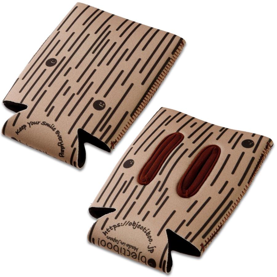 【SALE】通せるクージー 350 "Intention" レインドロップカモ by Objectiboo! (オブジェクティブー)｜ アウトドア キャンプ 缶ホルダー 缶カバー |  | 01