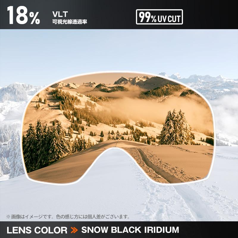 【美品】OAKLEY スノーゴーグル エアブレイク 交換レンズ付き Oakley Airbrake® L Snow Goggles - Jet Black - Prizm Snow
