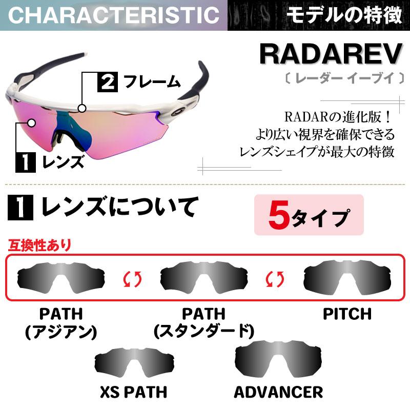 オークリー レーダーEV パス アジアンフィット サングラス 交換レンズ ゴルフ用 プリズム 101-488-008 OAKLEY RADAR EV PATH ジャパンフィット PRIZM GOLF｜oblige｜05