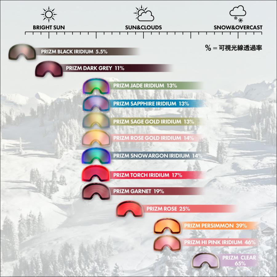 Fall Line オークリー ゴーグル 交換レンズ フォールライン M