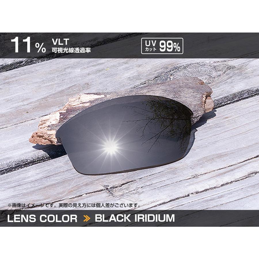 オークリー フラックジャケット サングラス 交換レンズ 13-655 OAKLEY FLAK JACKET XLJ スポーツサングラス BLACK IRIDIUM｜oblige｜03