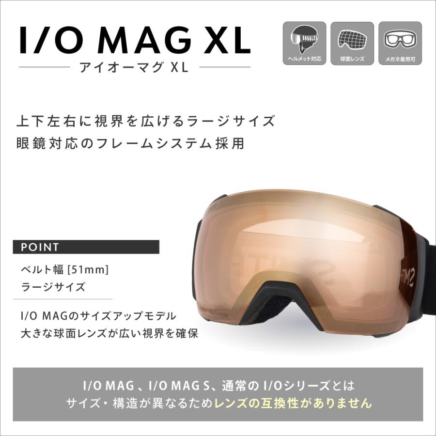 【新品・美品】SMITH アイオーマグXL スノーゴーグル交換レンズ s006 MAG SERIES スミス ゴーグル 交換レンズ アイオー マグ XL
