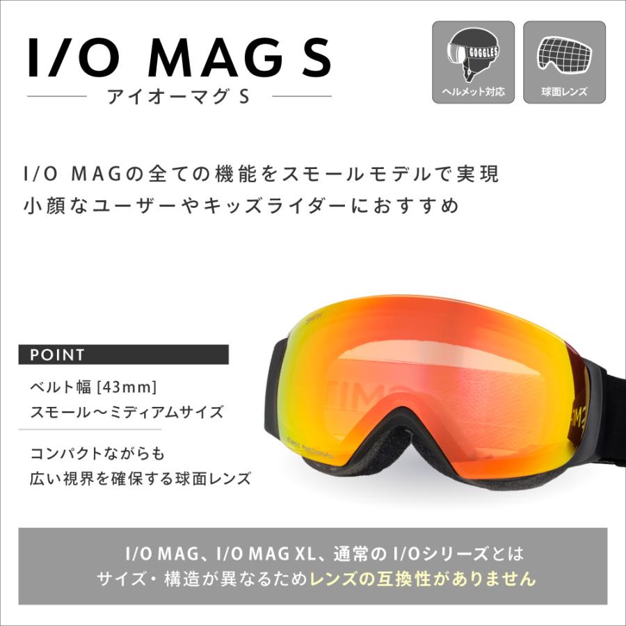 【新品・美品】SMITH アイオーマグ スノーゴーグル交換レンズ s005 MAG SERIES スミス ゴーグル 交換レンズ アイオー マグ S