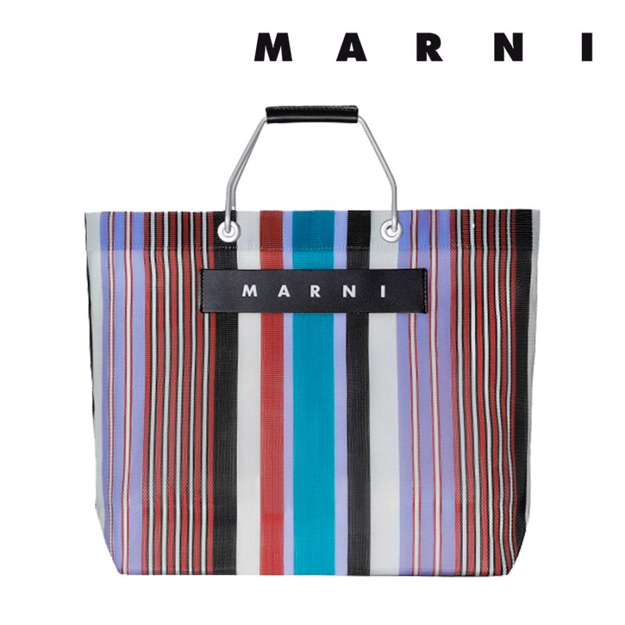 マルニ フラワー カフェ MARNI FLOWER CAFE レディース カバン ストライプ トート バッグ 【返品交換不可】 :apbag