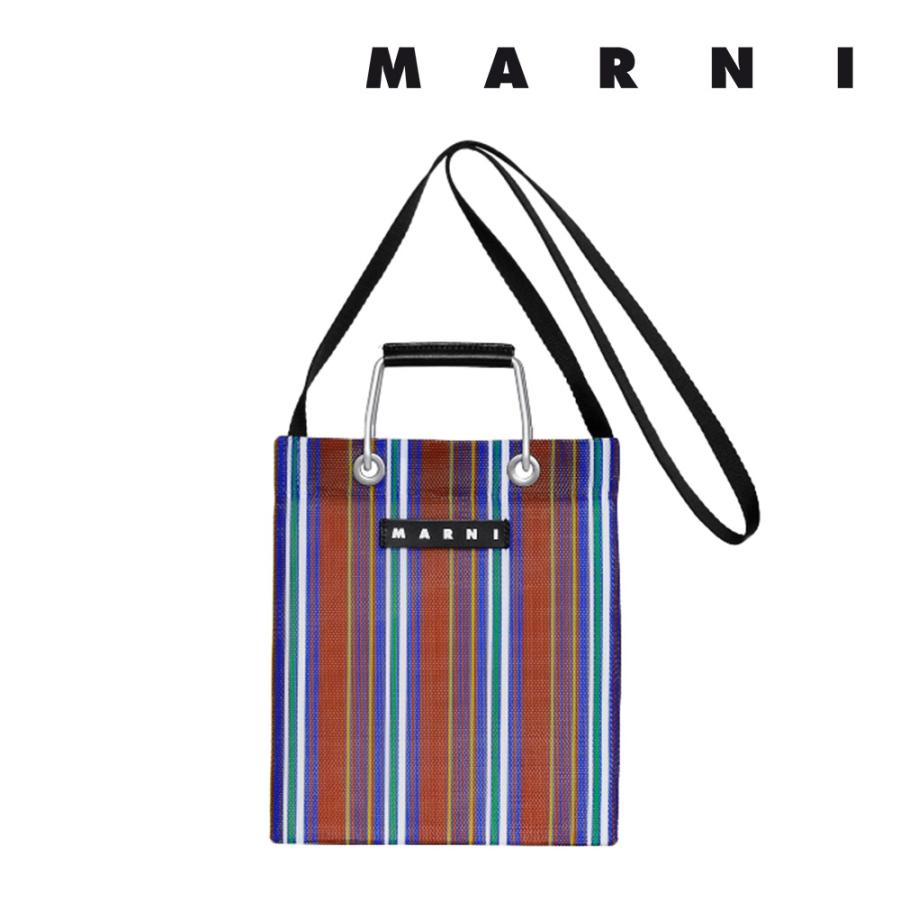 MARNI フラワーカフェ　ストライプ　バッグ MARNI（マルニ） フラワー カフェ MARNI FLOWER CAFE レディース