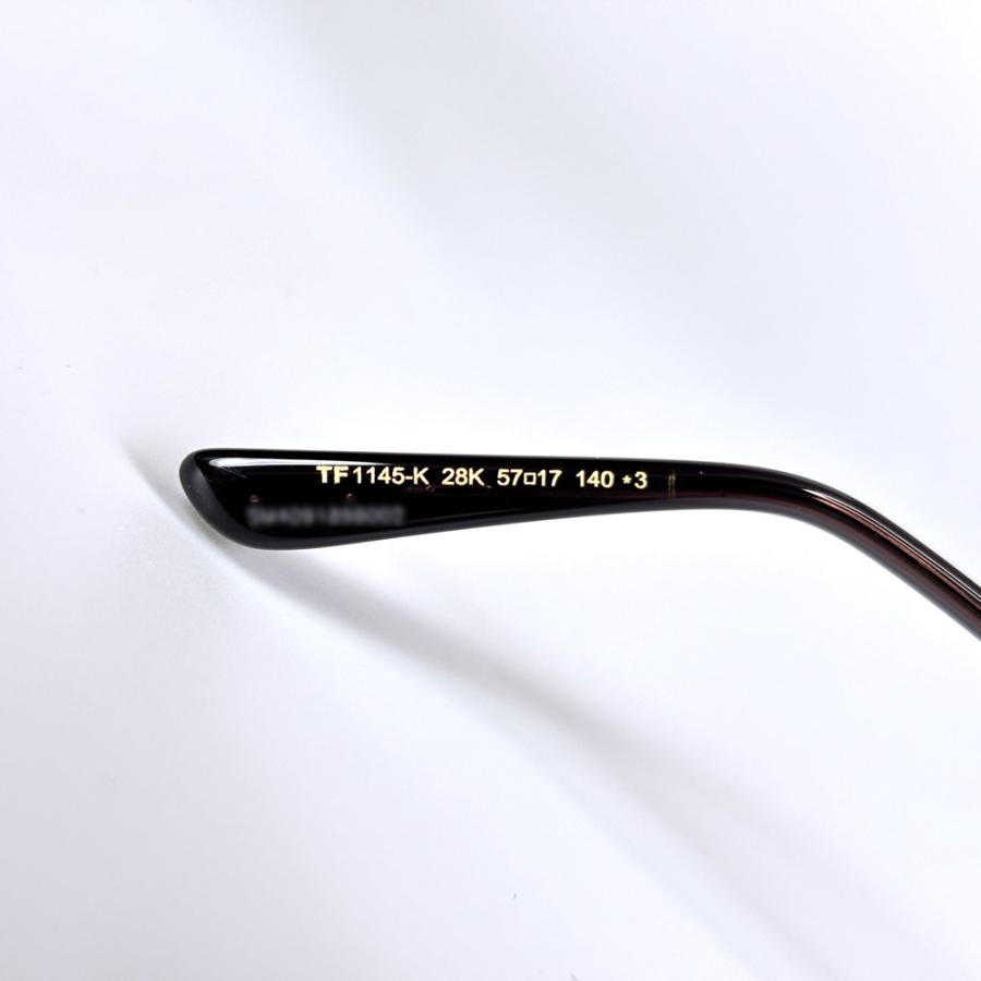 TOM FORD EYEWEAR トムフォード サングラス FT1145K 57サイズ 28K ロー