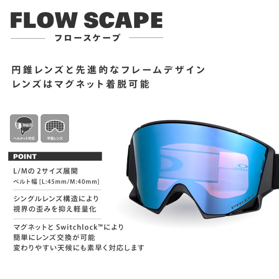OAKLEY（オークリー） ゴーグル フロースケープ L oo7145a-01 アジアン