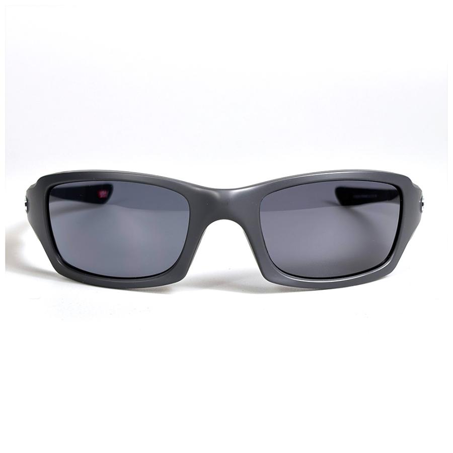 【美品】 オークリー ファイブススクエアードサングラス 偏光レンズ ブラック OAKLEY（オークリー） サングラス ファイブスクエアード アジアン