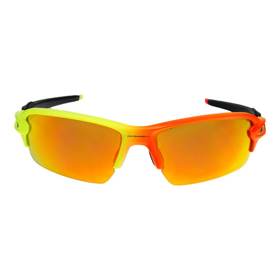 Oakley OO9271-2861 2018年 ハーモニー フェード Flak® 2.0 (Low Bridge Fit) Prizm Golf Lenses, Polished Black Frame