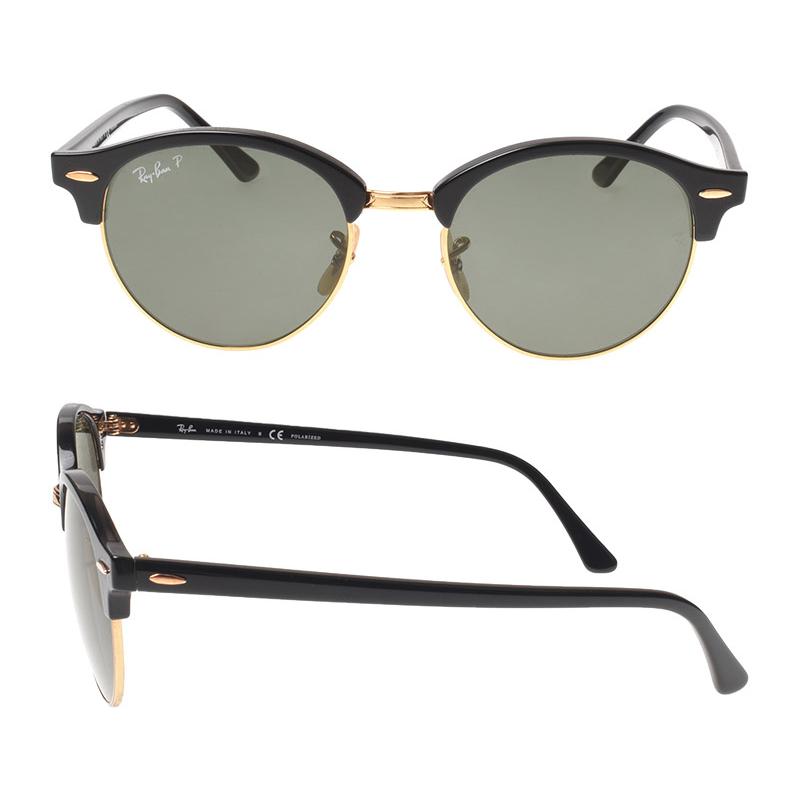 【訳あり】 アウトレット レイバン サングラス RAYBAN 偏光レンズ クラブラウンド CLUBROUND rb4246 901/58 51サイズ G-15｜oblige｜02