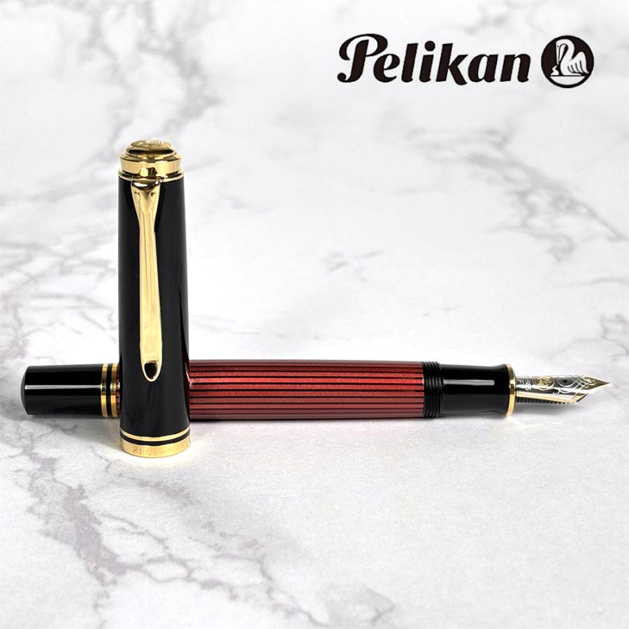 Pelikan（ペリカン） 万年筆 吸入式 スーベレーン M600 レッド