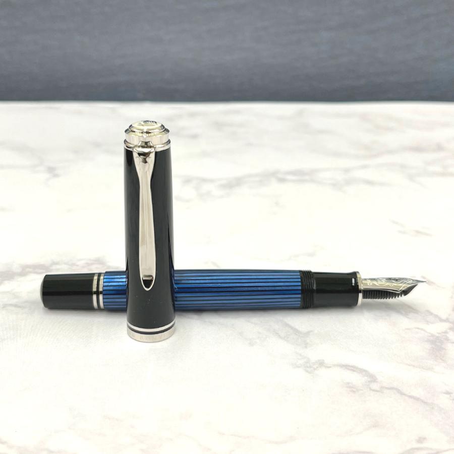 Pelikan（ペリカン） 万年筆 吸入式 スーベレーン M805 ブルー