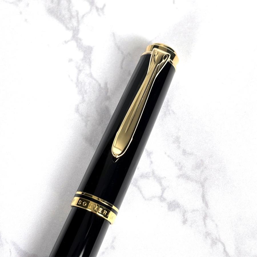 Pelikan（ペリカン） 万年筆 吸入式 スーベレーン M400 ブラック M