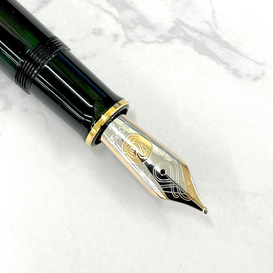 Pelikan（ペリカン） 万年筆 吸入式 スーベレーン M1000 ブラック M