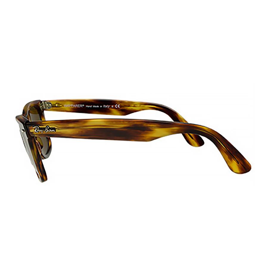 美品　レイバン　サングラス　ウェイファーラー　RB2140−F　ブラウン　べっ甲 ORIGINAL WAYFARER レイバン サングラス rb2140 50サイズ 954 ハイ