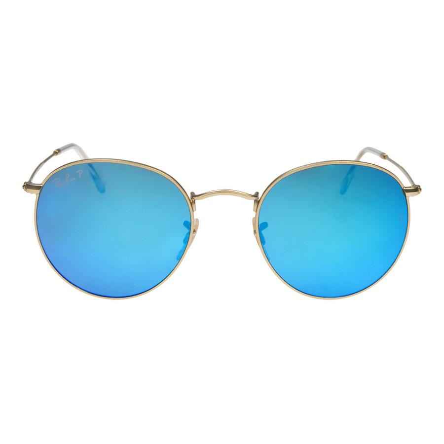 お*だ様 【美品】Ray-Ban RB3447 ラウンドメタル ライトブルーレン ROUND（Ray-Ban） レイバン サングラス rb3447 53サイズ 112/4L RAYBAN