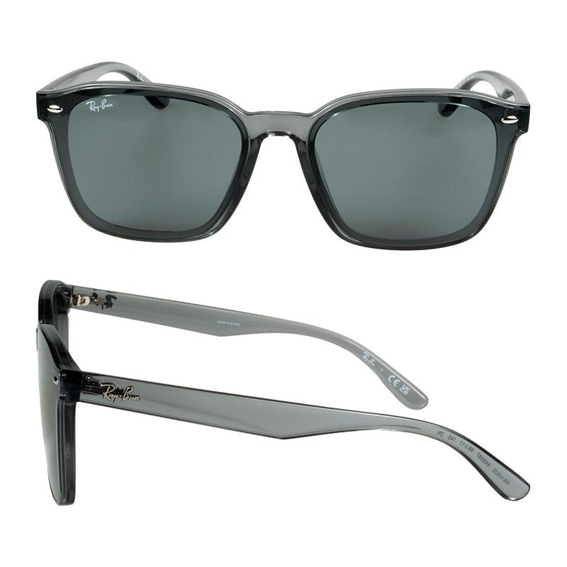 【新品】レイバン RB4392D 645087 66サイズ　クリアグレー レイバン 大きいサイズ サングラス RB4392D col.645087 66mm Ray