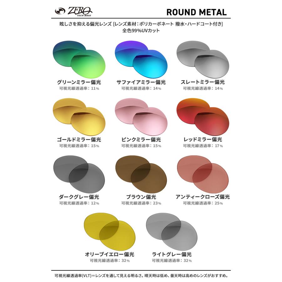 ROUND（Ray-Ban） レイバン サングラス 交換レンズ ラウンドメタル