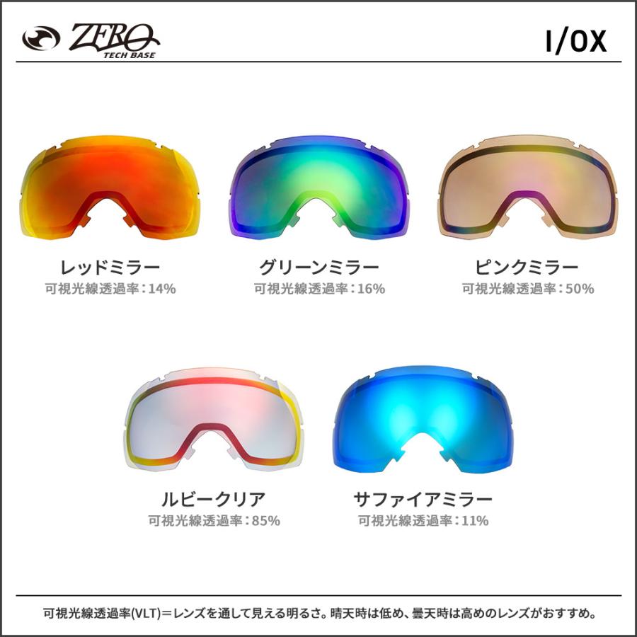 SMITH（スミス） ゴーグル 交換レンズ I/OX LENS ZERO TECH BASE製