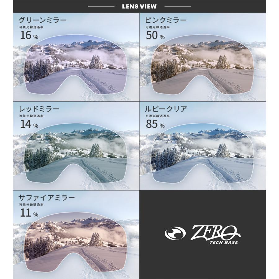 SMITH（スミス） ゴーグル 交換レンズ SQUAD LENS ZERO TECH BASE製