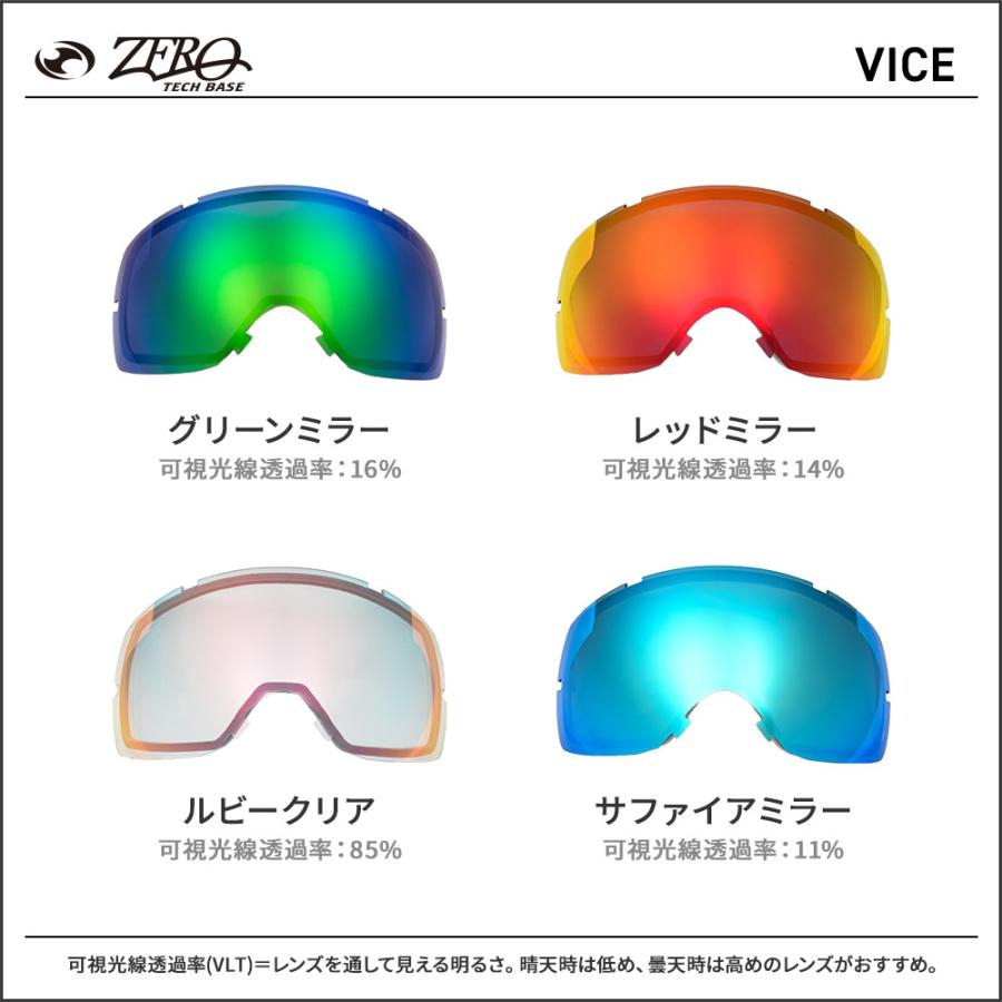 SMITH（スミス） ゴーグル 交換レンズ VICE LENS ZERO TECH BASE製