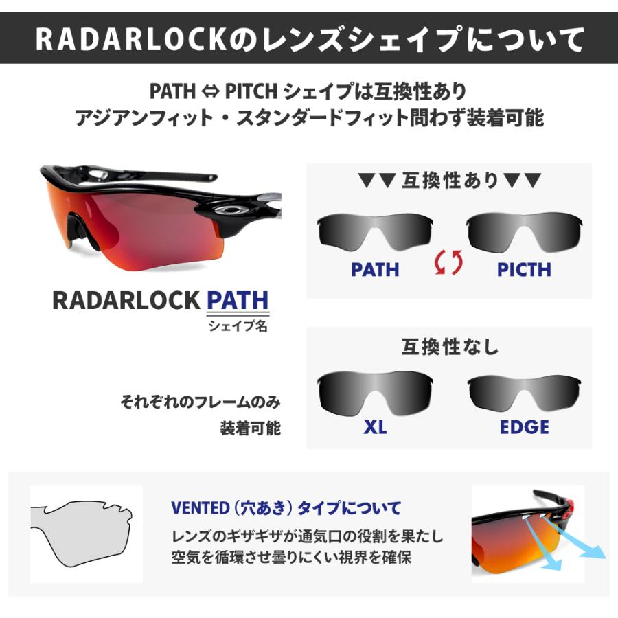 RadarLock Path オークリー スポーツサングラス 交換レンズ レーダー