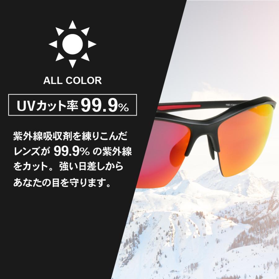 サングラス メンズ レディース 偏光レンズ付き レンズ3枚セット UV
