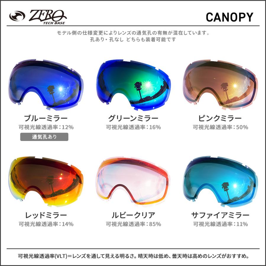 Canopy オークリー ゴーグル 交換レンズ キャノピー ZERO TECH BASE製