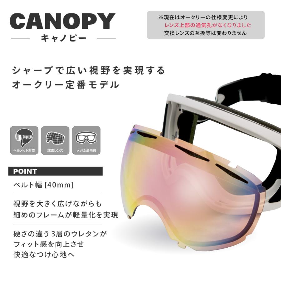 Canopy オークリー ゴーグル 交換レンズ キャノピー ZERO TECH BASE製