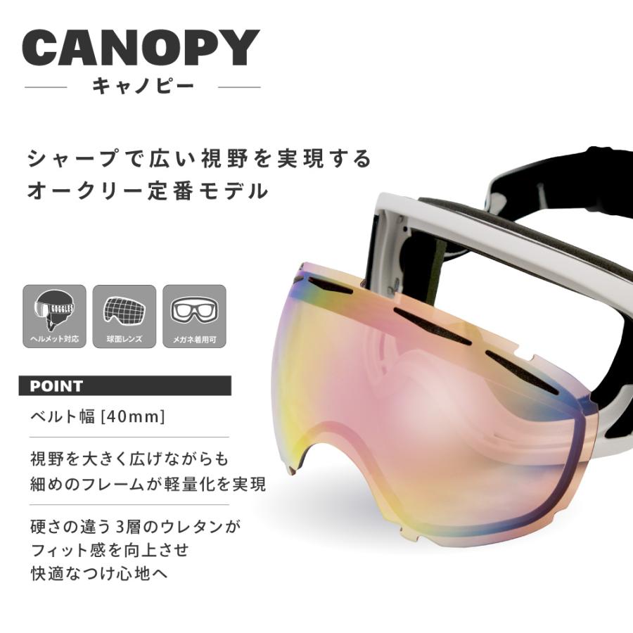 オークリー キャノピー用 PRIZM交換レンズ ② Canopy オークリー ゴーグル 交換レンズ キャノピー ZERO TECH BASE製
