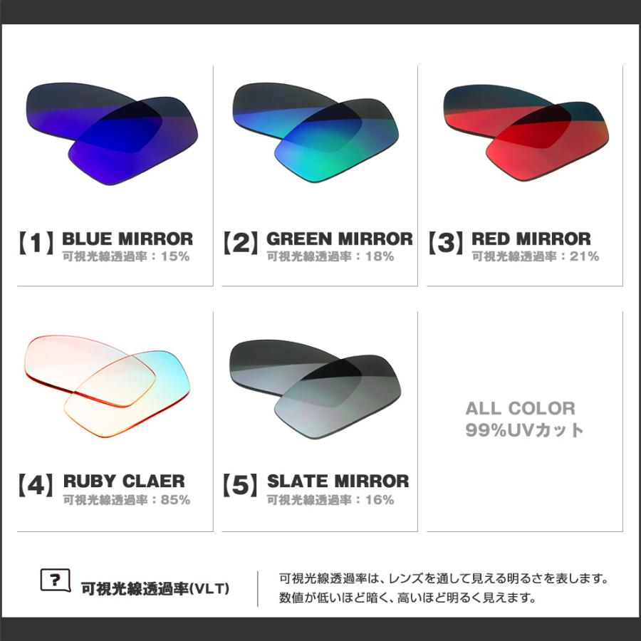 OAKLEY オークリー サングラス 交換レンズ クロスリンク ミラー