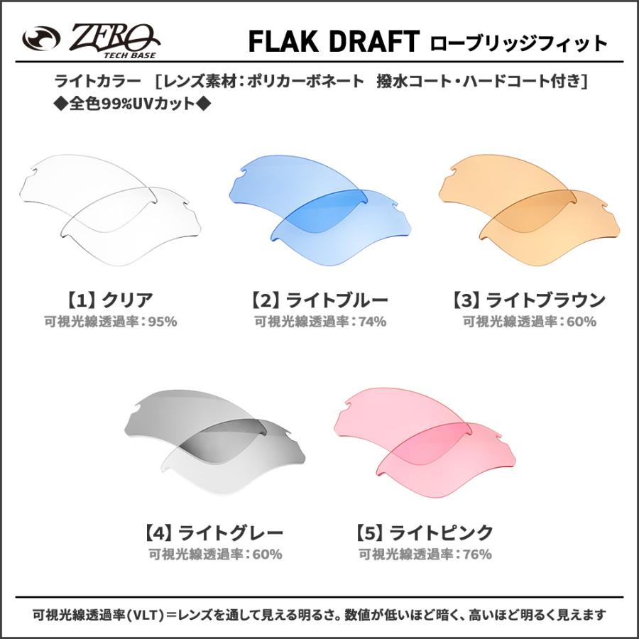 Flak オークリー スポーツサングラス 交換レンズ フラック ドラフト
