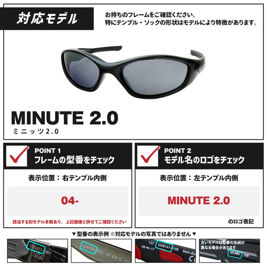 OAKLEY オークリー MINUTE　ミニッツ　サングラス　ブラック 偏光 OAKLEY（オークリー） サングラス 交換レンズ ミニッツ 2.0 OAKLEY
