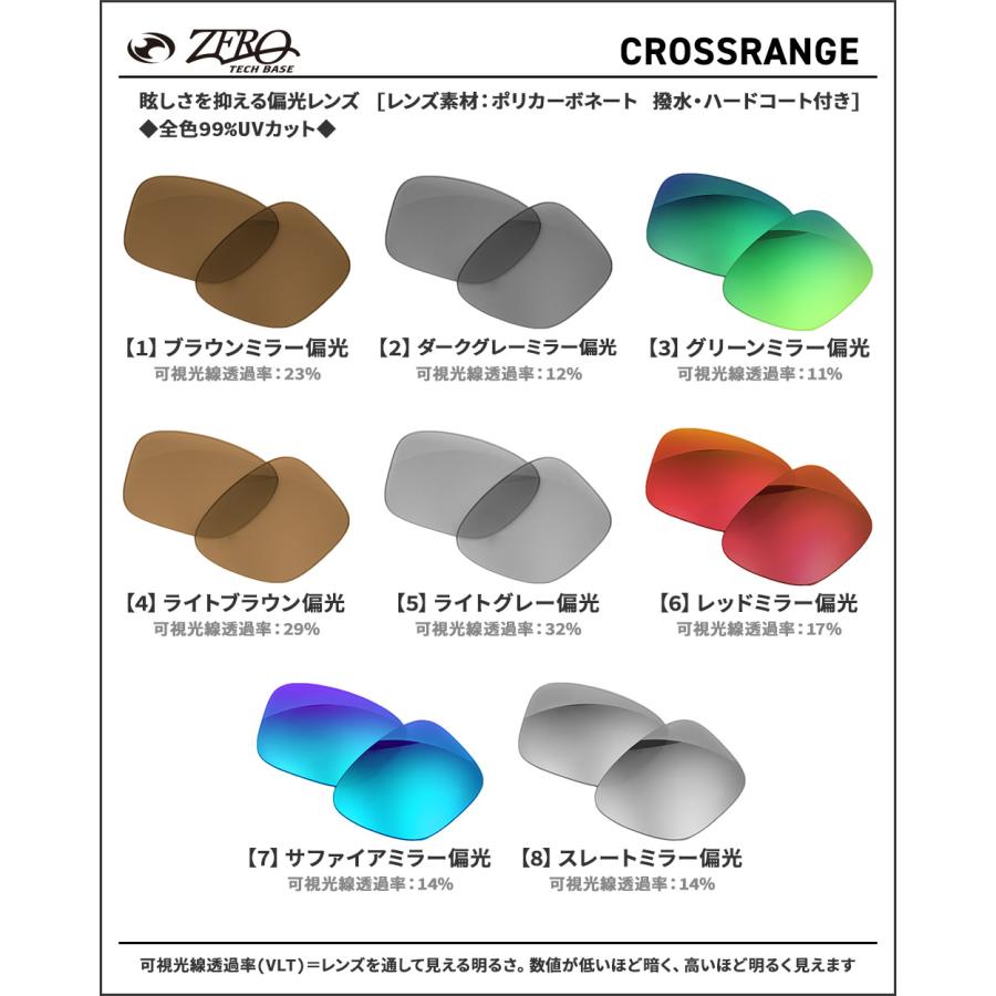 Crossrange オークリー サングラス 交換レンズ クロスレンジ OAKLEY