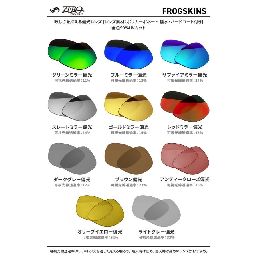 Frogskins オークリー サングラス 交換レンズ フロッグスキン OAKLEY
