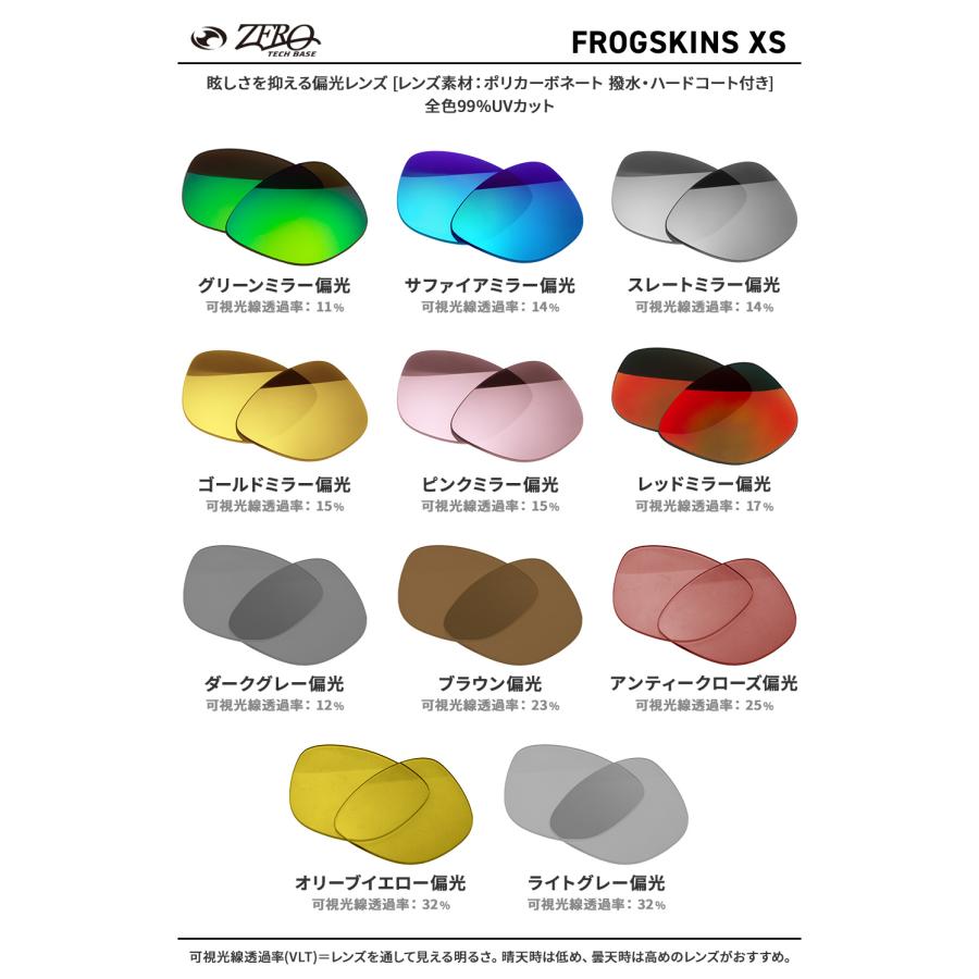 オークリー　フロッグスキン　frogskin　フレームと替えレンズセット Frogskins オークリー サングラス 交換レンズ フロッグスキン XS