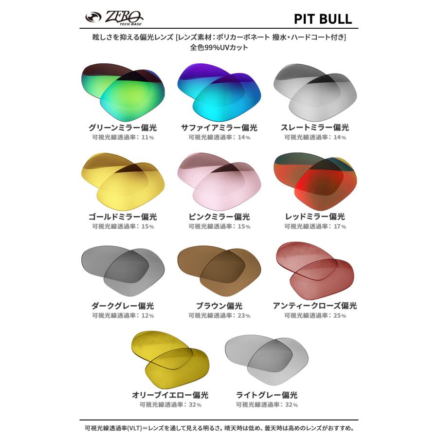 oakley PIT BULL 偏光レンズ Pit Bull オークリー サングラス 交換レンズ ピットブル OAKLEY PIT